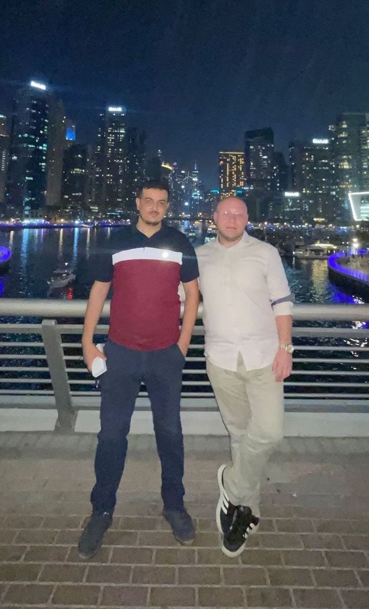 With Ayoub Kehel, the owner and curator of Arab Domain Academy
