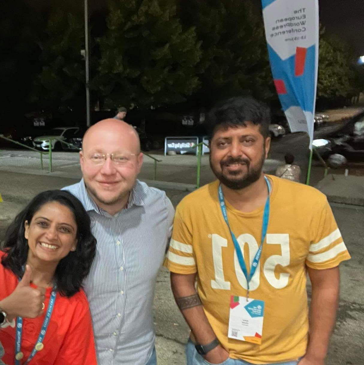 With Ankur Chotai the CEO Repute InfoSystems and his great team at WordCamp Europe 2024 in Torino