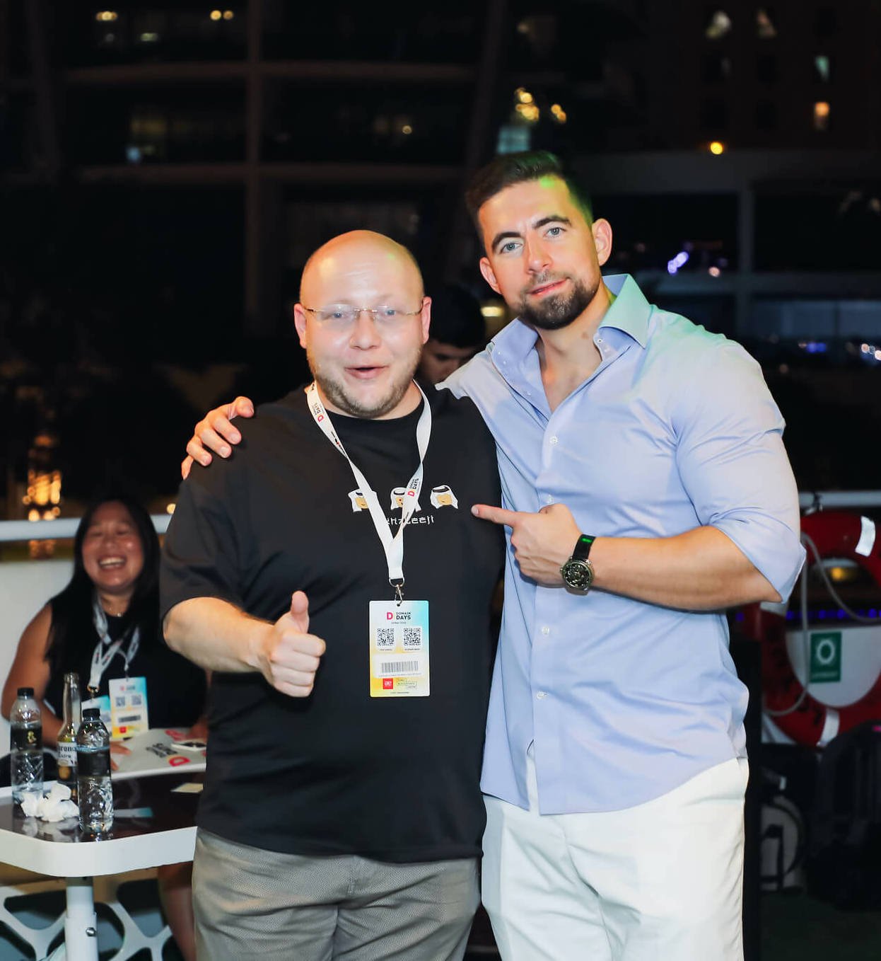With Munir Badr, the owner and curator of Domain Days Dubai 