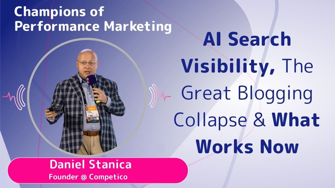 The Great Blogging Collapse, AI Search Visibility & What Still Works in 2026 - Daniel Stanica