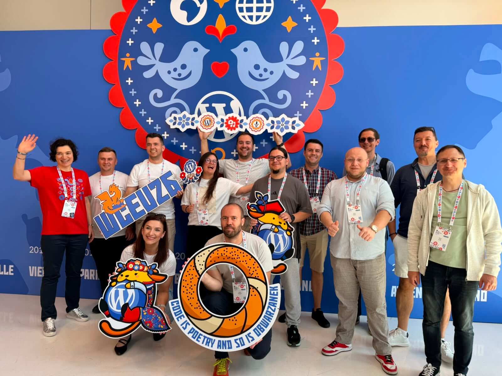 With other romanian attendees