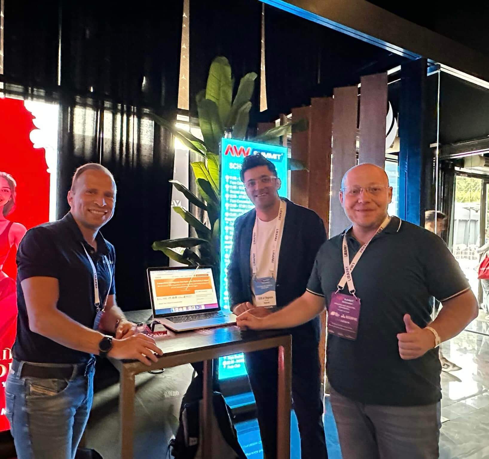 With Alex Melen, the Co-Founder of SmartSites during a private meeting at AW Summit Bucharest, 2024.