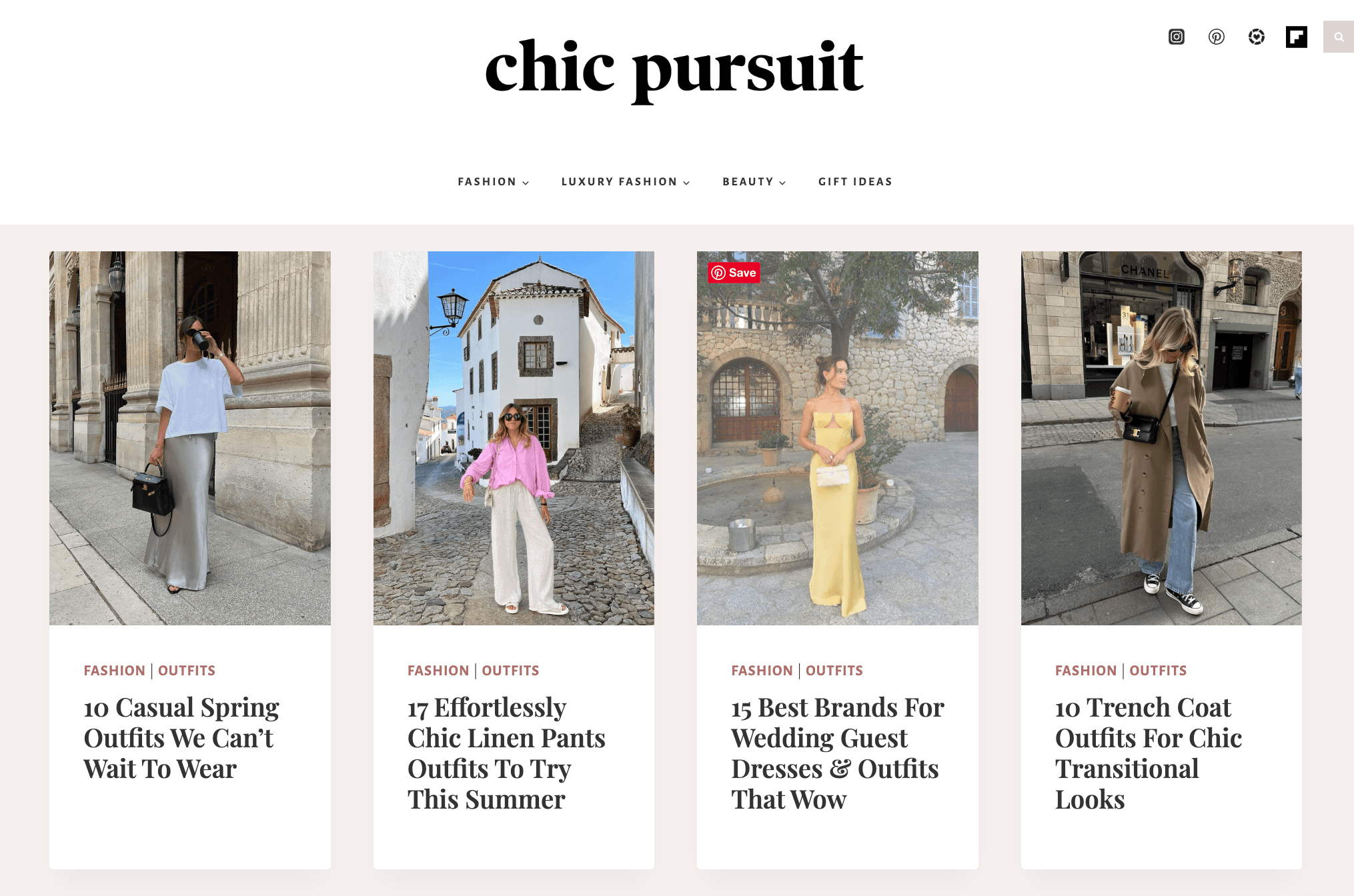 ChicPursuit Homepage Screenshot.png