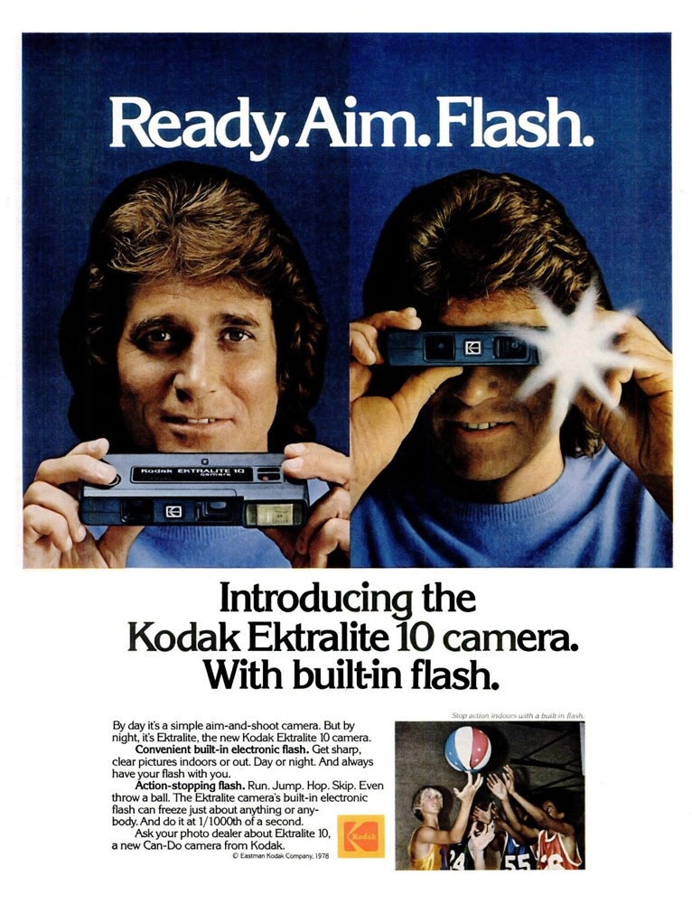 Kodak introducing the Ektralite model in 1978